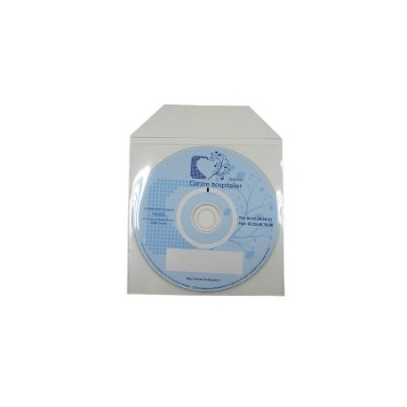 POCHETTE CD AVEC RABAT NON ADHESIF /PRIX PACK CELLOPHANE DE 100